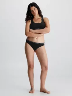 Calvin Klein String - Modern Seamless -Pas Cher Calvin Klein Magasin 000QF7095E UB1 alternate4