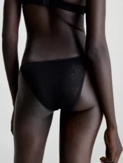 Calvin Klein Tanga - Sheer Marquisette -Pas Cher Calvin Klein Magasin 000QF7105E UB1 alternate3