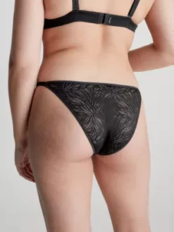 Calvin Klein Tanga - Sheer Marquisette -Pas Cher Calvin Klein Magasin 000QF7105E UB1 alternate4