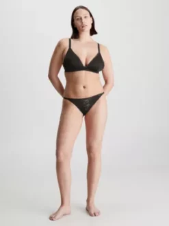 Calvin Klein Tanga - Sheer Marquisette -Pas Cher Calvin Klein Magasin 000QF7105E UB1 alternate8