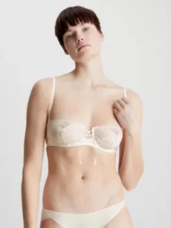 Calvin Klein Soutien-gorge Balconnet En Dentelle -Pas Cher Calvin Klein Magasin 000QF7161E YAT alternate1