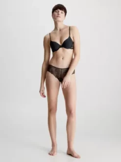 Calvin Klein Soutien-gorge T-shirt En Dentelle - Geo Lace -Pas Cher Calvin Klein Magasin 000QF7168E UB1 alternate4