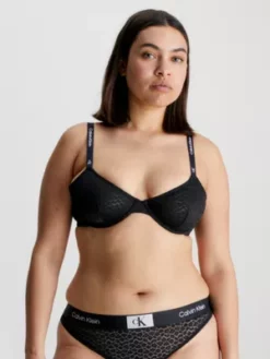 Calvin Klein Soutien-gorge T-shirt En Dentelle - CK96 -Pas Cher Calvin Klein Magasin 000QF7173E UB1 alternate2