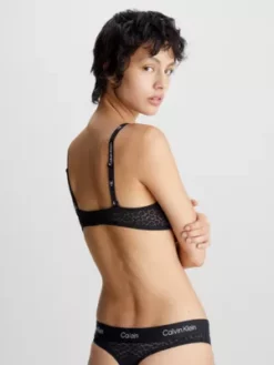 Calvin Klein Soutien-gorge T-shirt En Dentelle - CK96 -Pas Cher Calvin Klein Magasin 000QF7173E UB1 alternate3