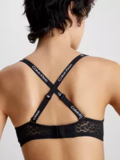 Calvin Klein Soutien-gorge T-shirt En Dentelle - CK96 -Pas Cher Calvin Klein Magasin 000QF7173E UB1 alternate5