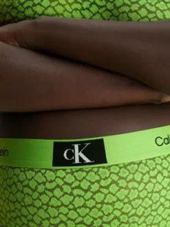 Calvin Klein Culotte Taille Haute En Dentelle - CK96 -Pas Cher Calvin Klein Magasin 000QF7177E AD1 alternate6