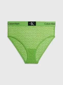 Calvin Klein Culotte Taille Haute En Dentelle - CK96