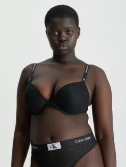 Calvin Klein Soutien-gorge Pigeonnant Push-up - CK96 -Pas Cher Calvin Klein Magasin 000QF7180E UB1 alternate2