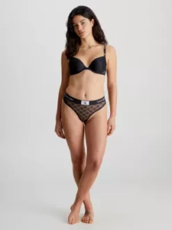 Calvin Klein Soutien-gorge Pigeonnant Push-up - CK96 -Pas Cher Calvin Klein Magasin 000QF7180E UB1 alternate7