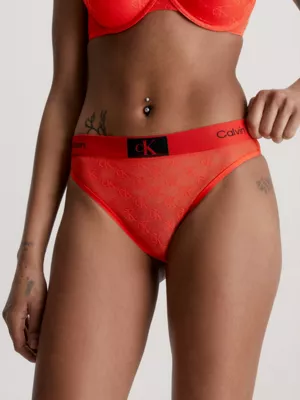 Calvin Klein Slip Brésilien En Dentelle - CK Black 4 Calvin Klein Slip Brésilien En Dentelle - CK Black – Image 2