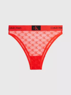 Calvin Klein Slip Brésilien En Dentelle - CK Black 3 Calvin Klein Slip Brésilien En Dentelle - CK Black