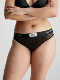 Calvin Klein Culotte Dentelle - CK96 13 Calvin Klein Culotte Dentelle - CK96 -Pas Cher Calvin Klein Magasin 000QF7183E UB1 alternate2