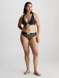 Calvin Klein Culotte Dentelle - CK96 19 Calvin Klein Culotte Dentelle - CK96 -Pas Cher Calvin Klein Magasin 000QF7183E UB1 alternate8