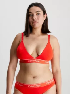 Calvin Klein Brassière Triangulaire - Athletic Cotton -Pas Cher Calvin Klein Magasin 000QF7186E XNZ alternate2