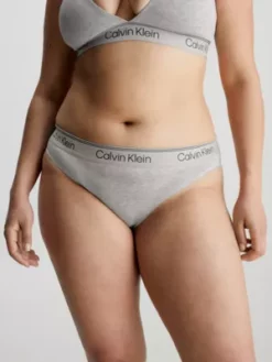 Calvin Klein String - Athletic Cotton -Pas Cher Calvin Klein Magasin 000QF7188E P7X alternate2
