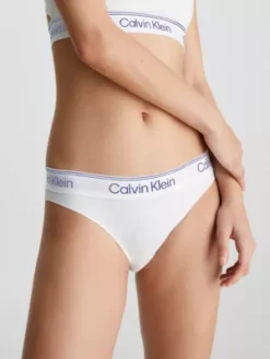 Calvin Klein Tanga - Athletic Cotton -Pas Cher Calvin Klein Magasin 000QF7189E 100 alternate1