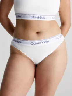 Calvin Klein Tanga - Athletic Cotton -Pas Cher Calvin Klein Magasin 000QF7189E 100 alternate2
