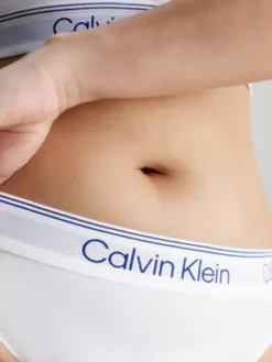 Calvin Klein Tanga - Athletic Cotton -Pas Cher Calvin Klein Magasin 000QF7189E 100 alternate6