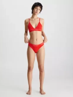 Calvin Klein Tanga - Athletic Cotton 18 Calvin Klein Tanga - Athletic Cotton -Pas Cher Calvin Klein Magasin 000QF7189E XNZ alternate7