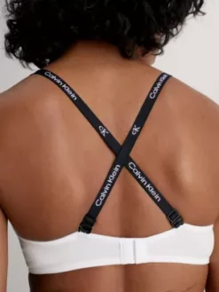 Calvin Klein Soutien-gorge T-shirt - CK96 -Pas Cher Calvin Klein Magasin 000QF7219E 100 alternate3