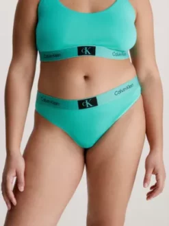 Calvin Klein String Grande Taille - CK96 -Pas Cher Calvin Klein Magasin 000QF7227E AD6 alternate1