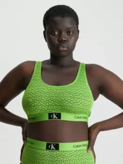 Calvin Klein Brassière En Dentelle - CK96 -Pas Cher Calvin Klein Magasin 000QF7233E AD1 alternate2