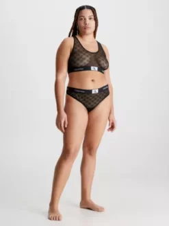 Calvin Klein Brassière Dentelle Grande Taille - CK96 11 Calvin Klein Brassière Dentelle Grande Taille - CK96 -Pas Cher Calvin Klein Magasin 000QF7237E UB1 alternate4