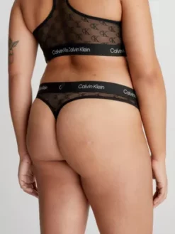 Calvin Klein String Dentelle Grande Taille - CK96 -Pas Cher Calvin Klein Magasin 000QF7238E UB1 alternate2