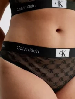 Calvin Klein String Dentelle Grande Taille - CK96 -Pas Cher Calvin Klein Magasin 000QF7238E UB1 alternate3