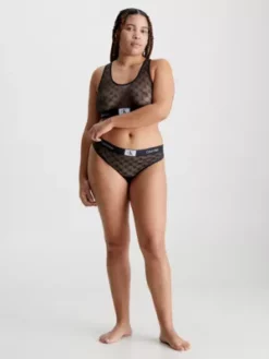 Calvin Klein String Dentelle Grande Taille - CK96 -Pas Cher Calvin Klein Magasin 000QF7238E UB1 alternate4