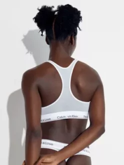 Calvin Klein Brassière Maille - Pride -Pas Cher Calvin Klein Magasin 000QF7257E 100 alternate2