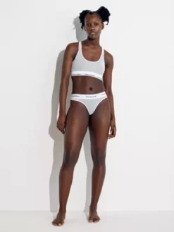 Calvin Klein Brassière Maille - Pride -Pas Cher Calvin Klein Magasin 000QF7257E 100 alternate4