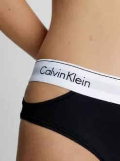 Calvin Klein Tanga échancré - CK Deconstructed -Pas Cher Calvin Klein Magasin 000QF7280E UB1 alternate3