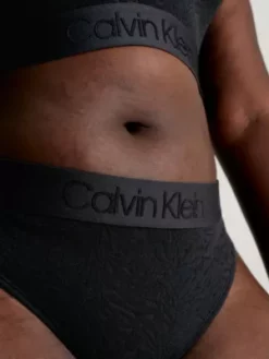 Calvin Klein String En Dentelle Grande Taille - Intrinsic -Pas Cher Calvin Klein Magasin 000QF7346E UB1 alternate3
