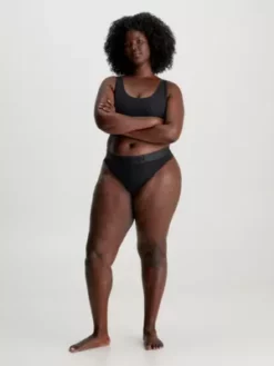 Calvin Klein String En Dentelle Grande Taille - Intrinsic -Pas Cher Calvin Klein Magasin 000QF7346E UB1 alternate4