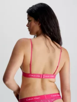 Calvin Klein Soutien-gorge Triangle En Dentelle - CK96 -Pas Cher Calvin Klein Magasin 000QF7377E FUD alternate3