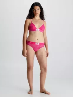 Calvin Klein Soutien-gorge Triangle En Dentelle - CK96 -Pas Cher Calvin Klein Magasin 000QF7377E FUD alternate5