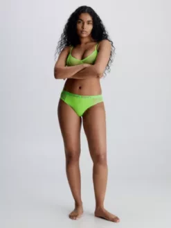 Calvin Klein Tanga échancré En Maille - Future Shift -Pas Cher Calvin Klein Magasin 000QF7395E FUE alternate5