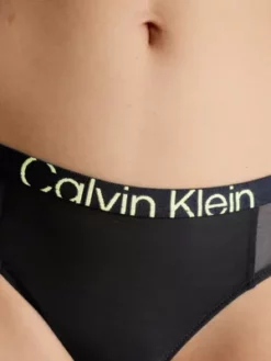 Calvin Klein String En Maille - Future Shift -Pas Cher Calvin Klein Magasin 000QF7396E UB1 alternate4