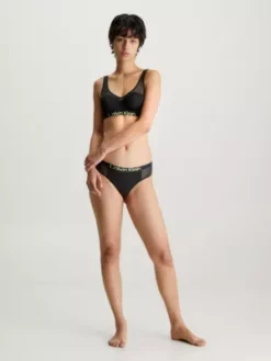 Calvin Klein String En Maille - Future Shift -Pas Cher Calvin Klein Magasin 000QF7396E UB1 alternate5