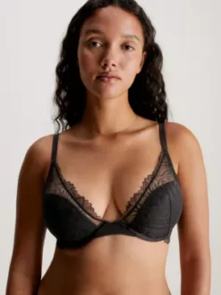 Calvin Klein Soutien-gorge Pigeonnant En Dentelle -Pas Cher Calvin Klein Magasin 000QF7525E UB1 alternate6