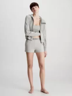 Calvin Klein Sweat à Capuche D'intérieur - Reimagined Heritage -Pas Cher Calvin Klein Magasin 000QS6801E P7A alternate3