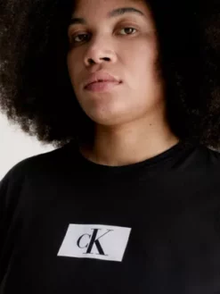 Calvin Klein Haut De Pyjama Grande Taille -Pas Cher Calvin Klein Magasin 000QS6962E UB1 alternate2