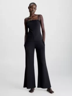 Calvin Klein Pantalon De Pyjama Côtelé Doux -Pas Cher Calvin Klein Magasin 000QS6965E UB1 alternate4