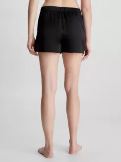 Calvin Klein Short De Pyjama En Soie -Pas Cher Calvin Klein Magasin 000QS6985E UB1 alternate2