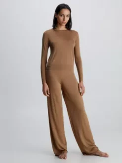 Calvin Klein Haut Détente En Maille Fine -Pas Cher Calvin Klein Magasin 000QS6997E HMS alternate3