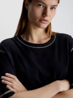 Calvin Klein Chemise De Nuit - Future Shift -Pas Cher Calvin Klein Magasin 000QS7078E UB1 alternate3