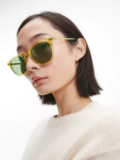 Calvin Klein Lunettes De Soleil Rondes CK22533S -Pas Cher Calvin Klein Magasin 00CK22533S 729 alternate3