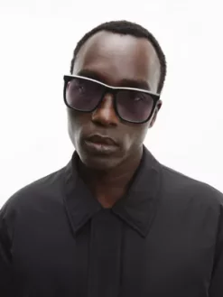 Calvin Klein Lunettes De Soleil Rectangulaires CK22536S 9 Calvin Klein Lunettes De Soleil Rectangulaires CK22536S -Pas Cher Calvin Klein Magasin 00CK22536S 001 alternate3