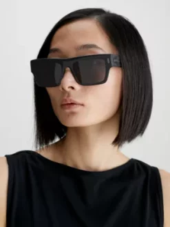 Calvin Klein Lunettes De Soleil Carrées CK23504S -Pas Cher Calvin Klein Magasin 00CK23504S 001 alternate2